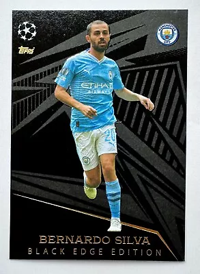 Topps Match Attax Extra 2023/24 Bernardo Silva (Man City) Black Edge Edition 253 • £9.95