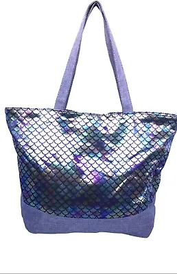 £9 • Buy Large Fabulous Beach Bag Purple Mermaid