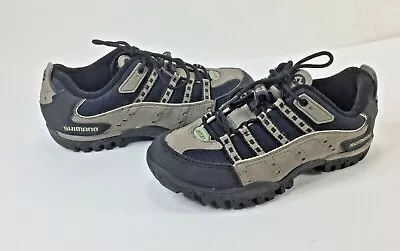 Shimano SH-MT31 Mens Mountain Bike Cycling Shoes Size 5.2 Pedaling Black Tan  • $28.19