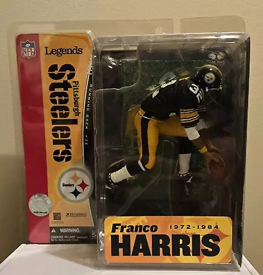 Franco Harris Pittsburgh Steelers 2005 Mcfarlane NFL Legends Series 1 Figure • $40