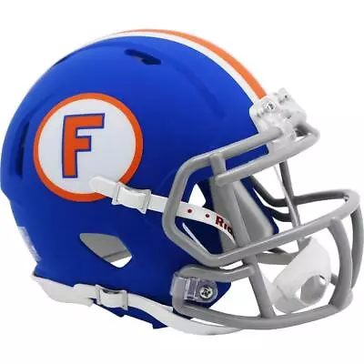 Florida Gators Blue ThrowbackRiddell Speed Mini Football Helmet • $34.95