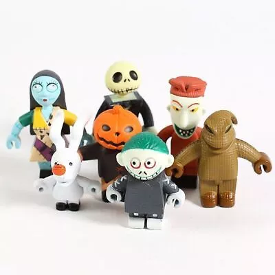 | Kid Toy The Nightmare Before Xmas Jack Skellington 7PCS Action Figure Gifts↑ • £8.47