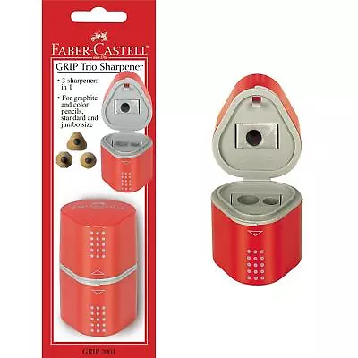 Faber-Castell GRIP Trio Pencil Sharpener • $10.69