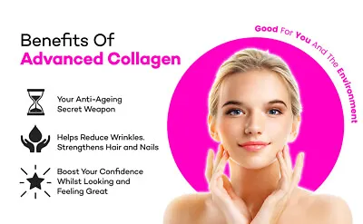 £12.97 • Buy Marine Collagen Peptides Powder | Hair Nails Joints Skin Amino Acid | Free P&P