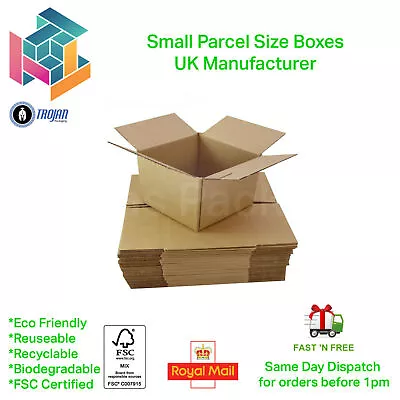 Royal Mail Small Parcel Size Postal Cardboard Boxes All Sizes • £393.17