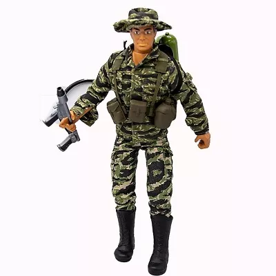 Loose 12 Inch Action Figure Vietnam Flamethrower In Tigerstripe Uniform • $35