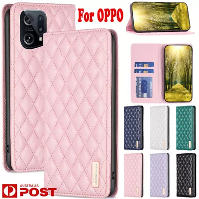 $13.75 • Buy For Oppo Find X5 Lite Pro A76 A54 Reno 7Z Luxury Case Magetic Leather Flip Cover