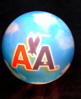 Rare Undrilled 14lb American Airlines Viz-a-Ball Bowling Ball Airplane Jet Plane • $199.99