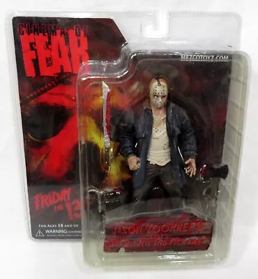 2008 Mezco Cinema Of Fear Friday The 13th Jason Voorhees & Mask 7  Figure Sealed • $49.99