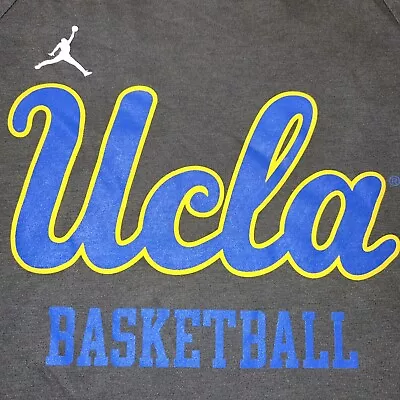 NWOT Nike Air Jordan UCLA BRUINS Basketball Large Shirt University NCAA Gray • $55.99