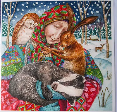 Goddess Equinox Card Solstice Hare Pagan Badger Wife Yule Christmas Birthday Fox • £2.89