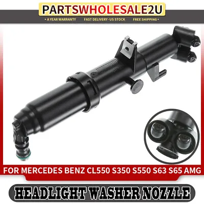 Headlight Washer Nozzle For Mercedes Benz W216 W221 CL550 S350 S550 2218601447 • $15.09