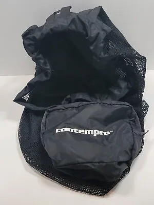 Contempro Black Nylon Mesh Gear Backpack / Bag For Scuba Or Diving ꝙ • $21.99