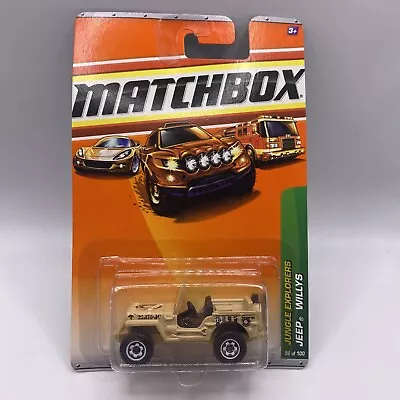 Matchbox 1/64 Jeep Willys 2011 96 Of 100 New In Package • $8.99