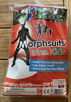 Morph Costumes Kids Ninja Costume Large Morph Suit  Black And Red • $3.99