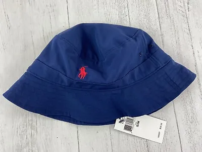 Polo Ralph Lauren  Navy Performance Bucket Hat ~ Size Small/Medium • $29.95