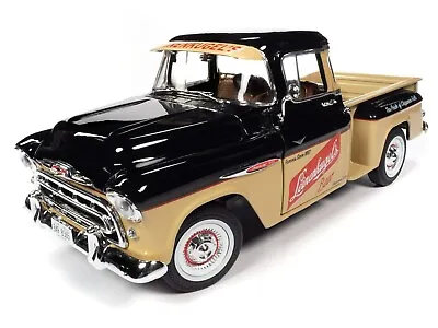 Auto World 1957 Chevrolet 3100 Stepside Pickup Truck Leinenkugle’s 1/18 Aw311 • $69.99