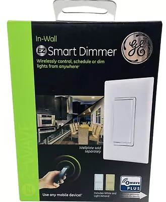 GE Z-Wave Wireless Control In-Wall Smart Dimmer ZW3005 White New • $32.99