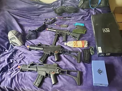 Airsoft Lot Multiple Rifles And Assorted Gear • $550