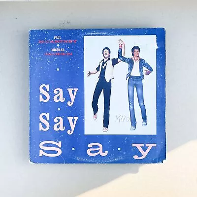 Paul McCartney & Michael Jackson - Say Say Say - Vinyl LP Record - 1983 • $22