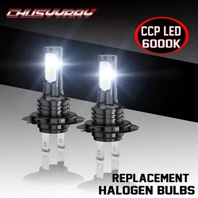 For Mercedes-Benz ML350 2003-2015 Super White H7 LED Headlight Low Beam Bulbs 2x • $13.99