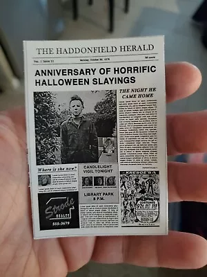 Michael Myers 6th Scale Frontpage Newspaper • $6