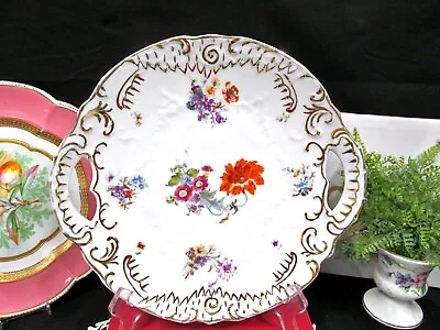 Carlsbad Austria Platter With Handles Victoria Austria Floral Carnation Embossed • $23.96