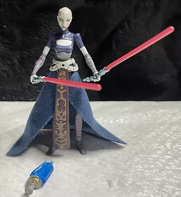 Star Wars The Clone Wars ASAJJ VENTRESS 2008 (3.75 ) With Count Dooku Hologram • $34.99