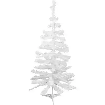 White Christmas Tree 90cm Artificial Tinsel 90cm Plastic Tabletop Decoration • $9.99