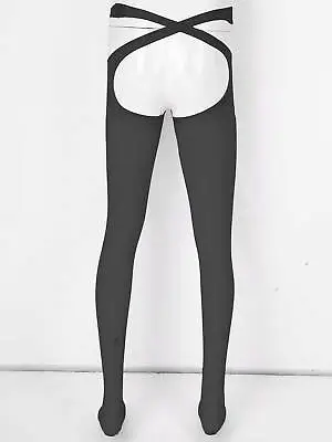 Men Stretchy Pantyhose Tights Transparent Hollow Out Long Pants Sissy Lingerie • $1.68