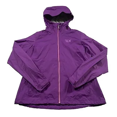 Womens Mountain Hardwear Dry Q Nano Jacket Purple Waterproof | Women’s Medium • $34.99