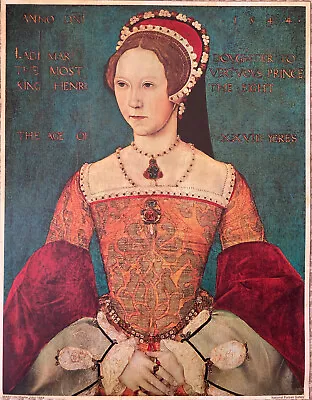 £24.99 • Buy Vintage Mary I Art Poster National Portrait Gallery Tudors