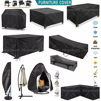 Heavy Duty Waterproof Garden Patio Furniture Cover For Rattan Table Sofa Outdoor • £7.79