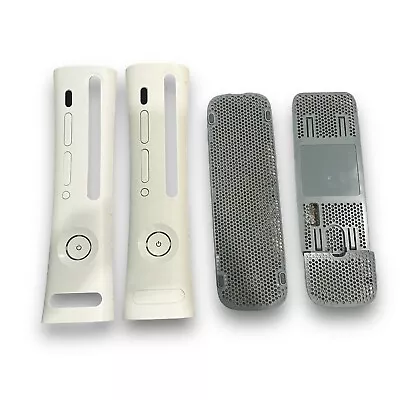 Authentic Original Microsoft OEM Xbox 360 White Faceplate/ Top And Bottom Covers • $24.96