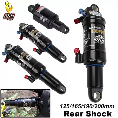 AOY-36RC/AO-6 Rear Shock 125-200mm Adjustable Rebound XC/MTB Air Shock Abosorber • $98.80