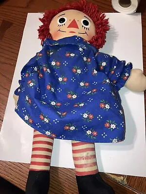 1960s Vintage Raggedy Ann 15” Doll Working Wind Up - (AS IS/READ) • $23.98