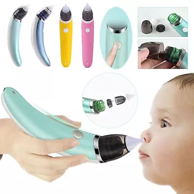 Baby Nasal Aspirator Nose Snot Cleaner Vacuum Sucker Nose Cleaner • £7.66