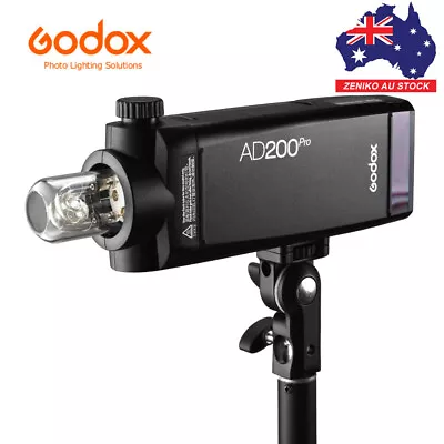 GODOX AD200 Pro Version 200Ws 2.4G Flash Strobe 1/8000 HSS Flashe 2900mAhBattery • $522