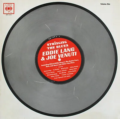 Joe Venuti & Eddie Lang - Stringing The Blues Volume One (LP Comp Mono) • £25.99