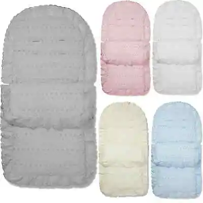 Broderie Anglaise Footmuff / Cosy Toes Compatible With Mamas & Papas • £21.99