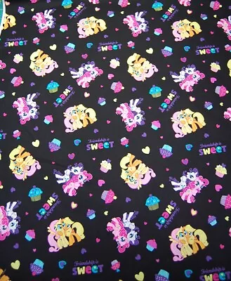 My Little Pony  Friendship Is Sweet  Cotton Sewing Fabric Material - BTHY  • $5.99