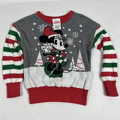 Disney Minnie Mouse Christmas Sweater Size 18 Months Disney Holiday Sweater • $8