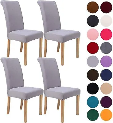 $7.98 • Buy BULK Velvet Kitchen Chair Covers Velvet Slipcover Dining Chair Parsons Cover
