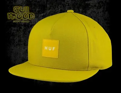 $26.95 • Buy New HUF Box Logo Canvas Mens Snapback Cap Hat
