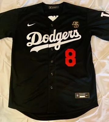 Kobe Bryant Los Angeles Dodgers #8 #24 Adult M L XL 2XL White Black Blue Jersey • $69.95