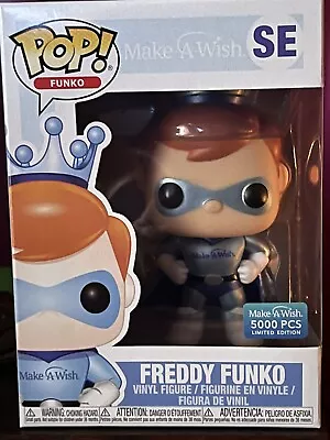 Funko Pop! Freddy Funko  (Metallic) SE Make-a-wish LE 5000 Pcs In Hardstack. • $260