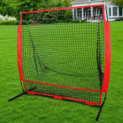 Baseball Softball Practice Hitting Batting Training Net 5x5 Feet W/ Carry Case • $34.58