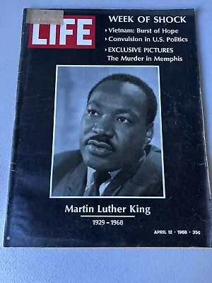 Assassination Of Martin Luther King Jr. MLK April 12 1968 Life Magazine • $19.99