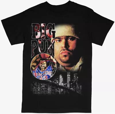 Big Pun East Coast Rap Style Black Crew T-Shirt S-5XL • $36.99