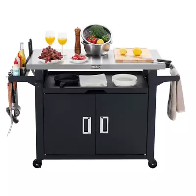 Pro 42 In. Outdoor Kitchen Island And Grill Cart • $330.89